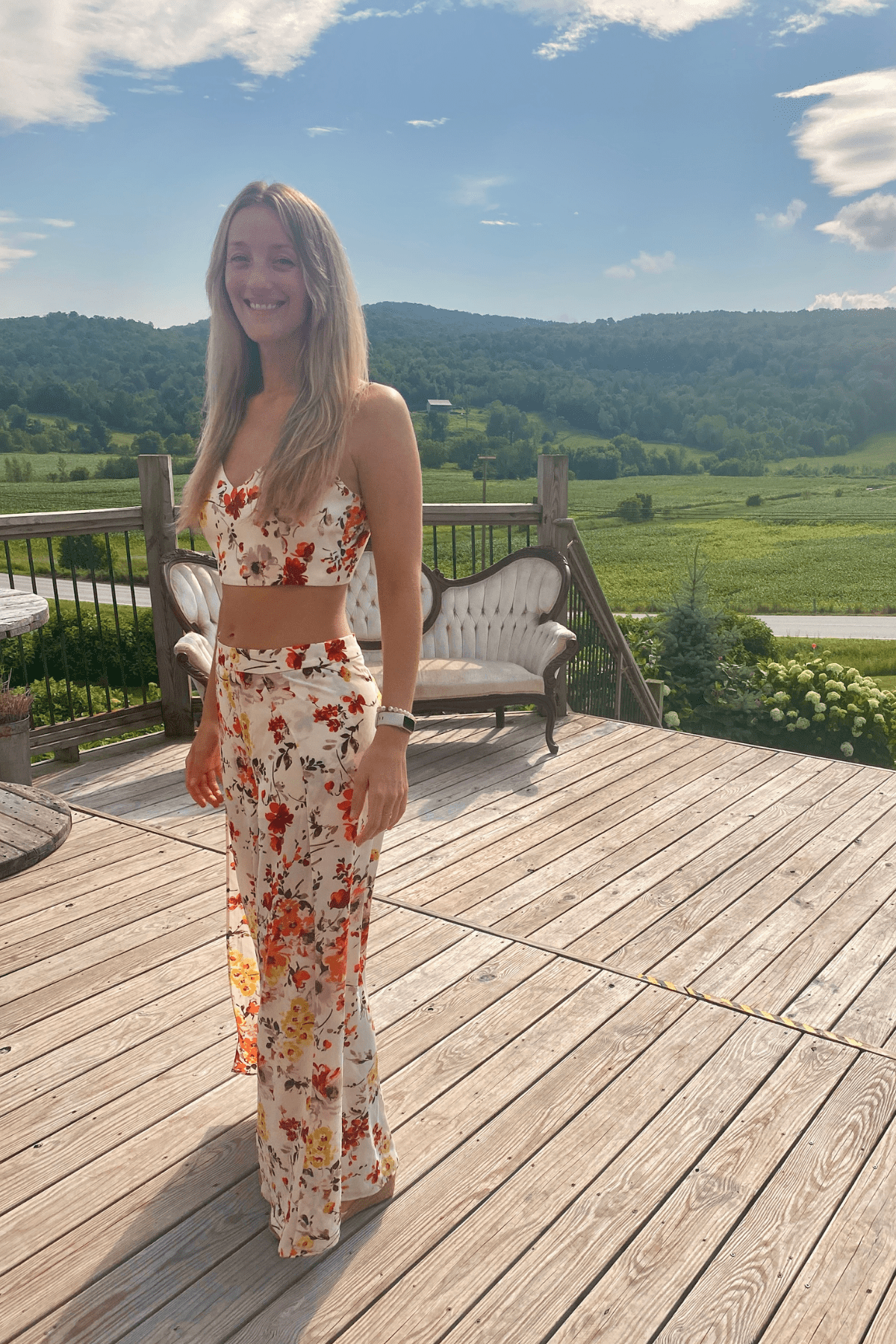 Profile picture of Casey Hurlburt, client-centered practice strategist, with Green Mountains in background